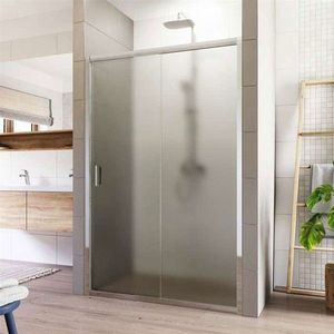 MEREO Sprchové dveře, Lima, dvoudílné, zasunovací, 120x190 cm, chrom ALU, sklo Point CK80422K obraz