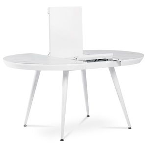 Jídelní stůl ANTISANA, bílý mramor/bílý mat obraz