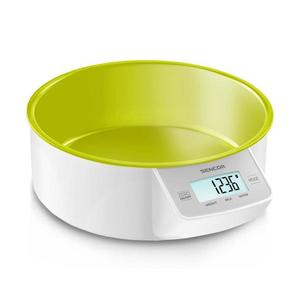 Sencor Sencor - Digitální kuchyňská váha 2xAAA bílá/zelená obraz