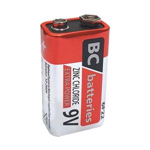 Zinkochloridová baterie 6F22 EXTRA POWER 9V obraz
