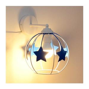 Dětská nástěnná lampa STARS 1xE27/15W/230V modrá/bílá obraz