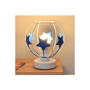 Dětská stolní lampa STARS 1xE27/15W/230V modrá/bílá obraz