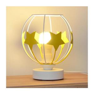 Dětská stolní lampa STARS 1xE27/15W/230V žlutá/bílá obraz