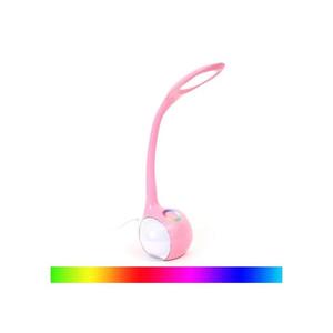 LED RGB Stmívatelná stolní lampa LED/7W/230V růžová obraz
