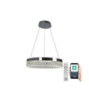 LED Stmívatelný lustr na lanku LED/90W/230V 3000-6500K chrom + dálkové ovládání obraz