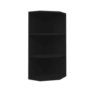 ArtExt Kuchyňská skříňka horní ukončovací FLORENCE lesk | W7 30 Barva korpusu: Černá obraz