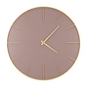 ArtFir Dekorativní hodiny 37 | fialová 60 cm obraz