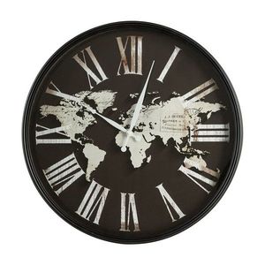 ArtFir Dekorativní hodiny 62 | černá 60 cm obraz