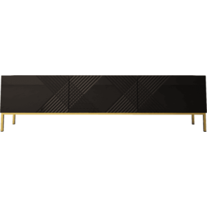 ArtSft TV stolek SERO 190 | černá lesklá obraz