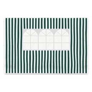 Garthen 420 Sada dvou bočních stěn pro zahradní stan - bílá/zelená obraz