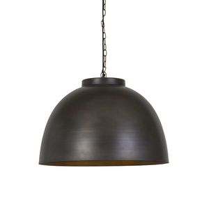 Průmyslová závěsná lampa starožitná hnědá 60 cm - Hoodi obraz