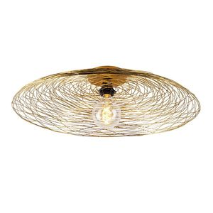 Orientální stropní lampa zlatá 60 cm - Glan obraz