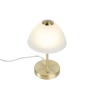 Designová stolní lampa zlatá stmívatelná včetně LED - Joya obraz