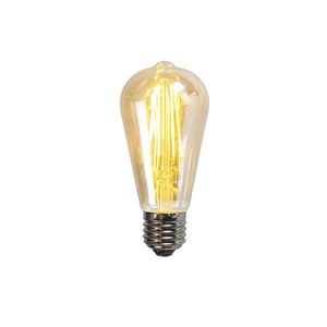 E27 stmívatelná LED lampa ST64 zlatá 5W 450 lm 2200K obraz
