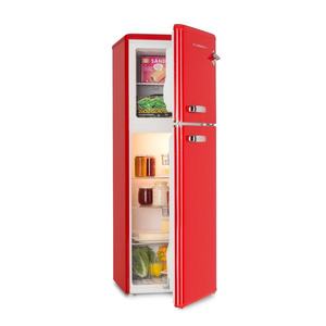 Klarstein Audrey, kombinovaná chladnička s mrazničkou, 97 l / 39 l, Retro-Look, 2 úrovně obraz