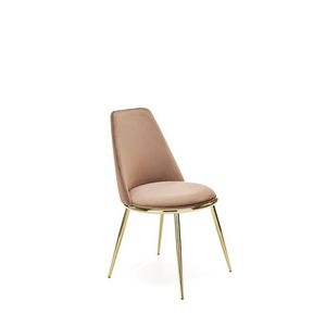 HALMAR Designová židle GLAMOUR K460 béžová obraz