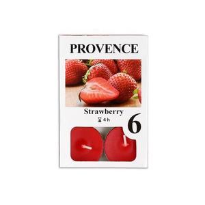 Provence Čajová svíčka 6ks jahoda obraz