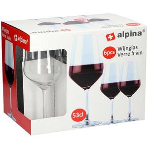 Alpina Sklenice na červené víno 530ml 6ks obraz