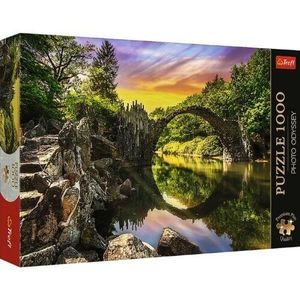 Trefl Puzzle Premium Plus Photo Odyssey: Most v Kromlau, 1000dílků obraz