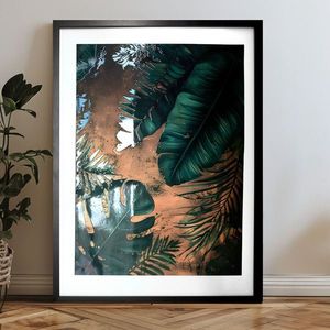 Nástěnný plakát s EXTRA efektem - Půlnoční džungle obraz