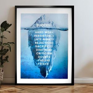 Nástěnný plakát s EXTRA efektem - Iceberg of Success obraz