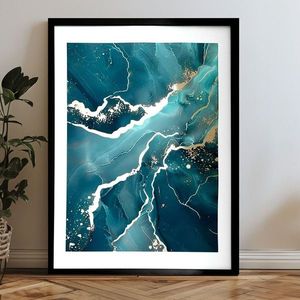 Nástěnný plakát s EXTRA efektem - Marble of Sea obraz