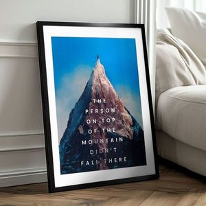 Nástěnný plakát s EXTRA efektem - Peak Motivation obraz