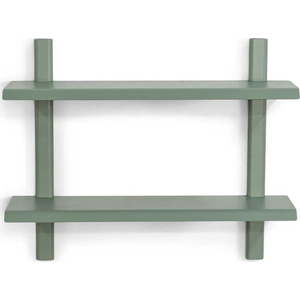 Zeleno-šedá patrová kovová police 60 cm Hola – Spinder Design obraz