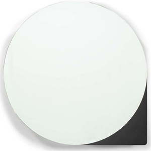 Černá kovová závěsná koupelnová skříňka se zrcadlem 55x55 cm Sonnet – Spinder Design obraz