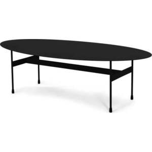 Černý kovový konferenční stolek 39x120 cm Mira – Spinder Design obraz