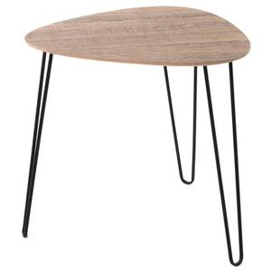 Přístavný stolek BRISA 1 přírodní/černá obraz