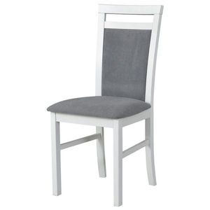 Jídelní židle MILAN 5 bílá/světle šedá obraz