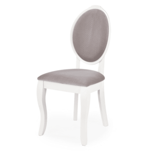 Jídelní židle VILU bílá/šedá obraz