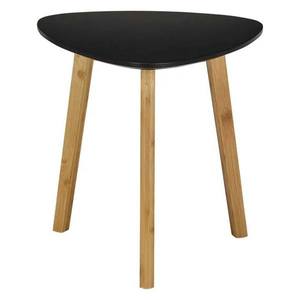 Přístavný stolek BURNETT černá/bambus obraz