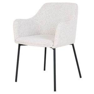 Jídelní židle MILALLO bílá/černá obraz