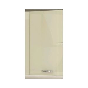 Horní kuchyňská skříňka Karmen 30G, 30 cm, světle šedá/krémová obraz