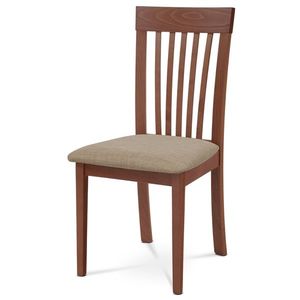 Jídelní židle GLAREOLA, třešeň/krémová obraz