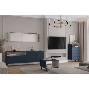 Obývací pokoj YRANI, modrá/bílá obraz