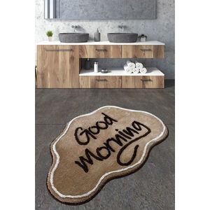 L'essentiel Koupelnový kobereček Good Morning 70 x 100 cm hnědý obraz