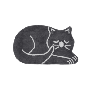 L'essentiel Koupelnový kobereček SWEET CAT 70x120 cm šedý obraz