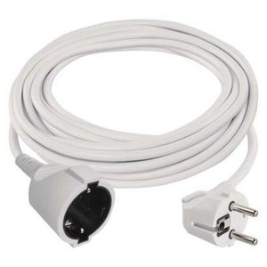 Bílý prodlužovací kabel s 5 zásuvkami EMOS, 5 m obraz