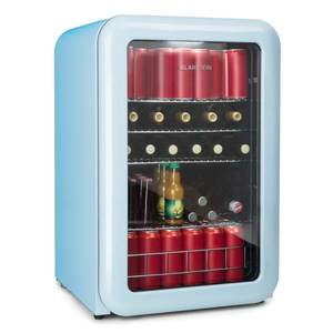 Klarstein PopLife, chladnička na nápoje, chladnička, 115 litrů, 0 - 10 °C, retro design, modrá obraz