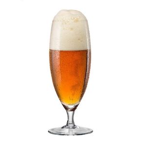 Crystalex Sklenice na pivo na stopce 380 ml, 6 ks obraz