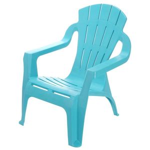 Dětská plastová židlička, modrá obraz
