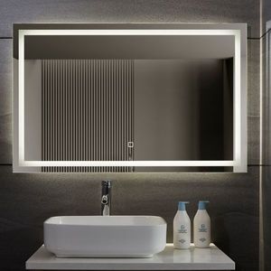 Aquamarin Koupelnové zrcadlo s LED osvětlením, 110 x 70 cm obraz