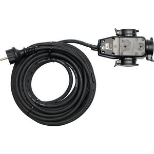 Yato prodlužovací kabel s gumovou izolací 20m -3zásuvky YT-81162 obraz
