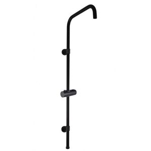 SLEZAK-RAV Sprchová tyč k bateriím s hlavovou a ruční sprchou černá matná, Barva: černá matná MD0763CMAT obraz