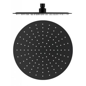SLEZAK-RAV Hlavová sprcha kulatá kovová ø 30 cm černá matná, Barva: černá matná KS0001CMAT obraz