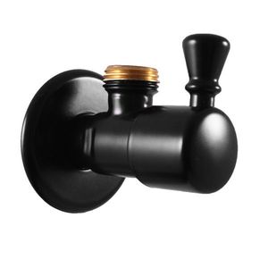 SLEZAK-RAV Rohový ventil s keramickým vrškem černá matná, Barva: černá matná RV0112CMAT obraz
