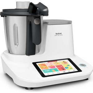 Kuchyňský robot v bílo-stříbrné barvě Click and Cook – Tefal obraz
